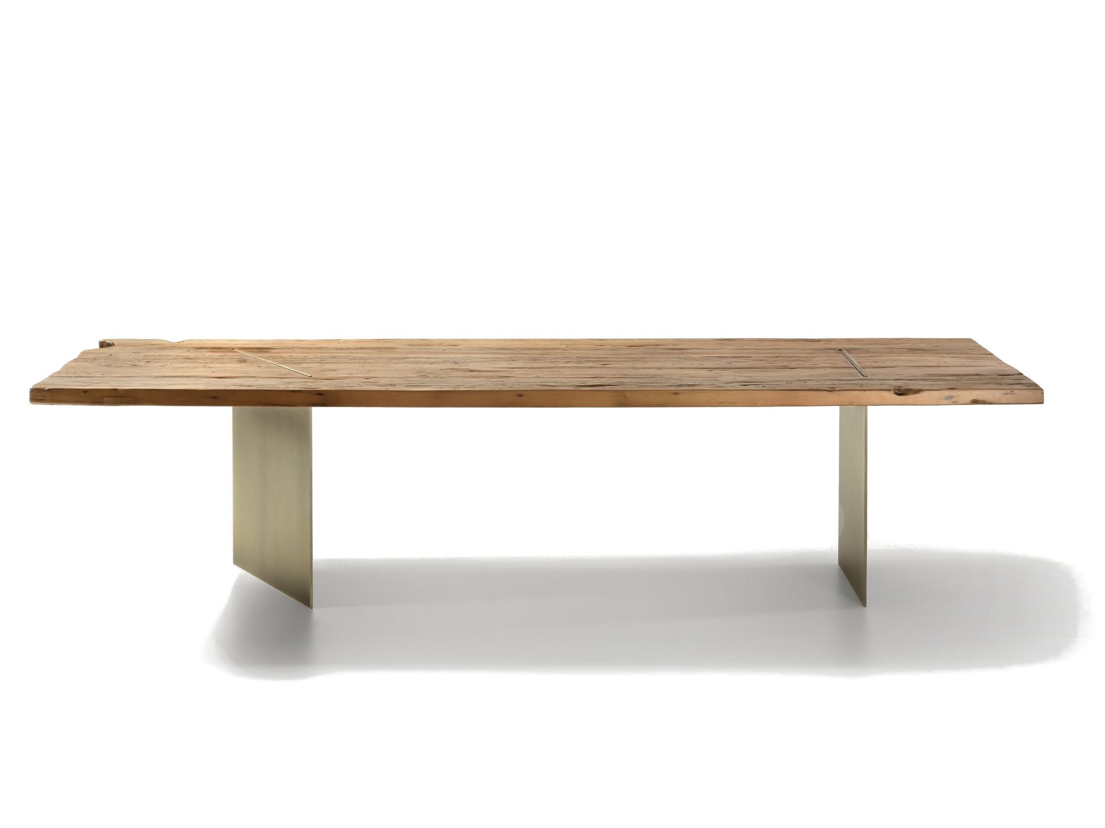 Прямоугольный обеденный стол из стали и дерева Naturedesign Origin ARCH-00109592