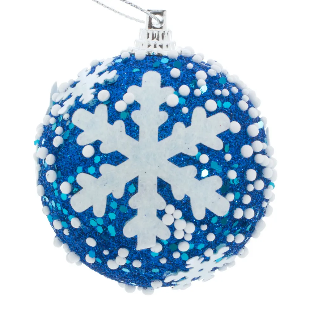 Шар ёлочный «Снежинка» 6 см Santreyd STLM-2039184