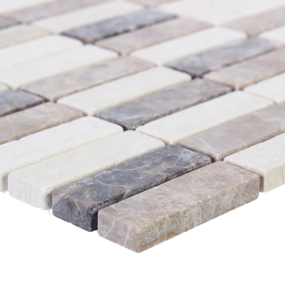 Мозаика мраморная Artens Stripes 30.5x29.8 см цвет коричневый STLM-2158919 - Вид №3
