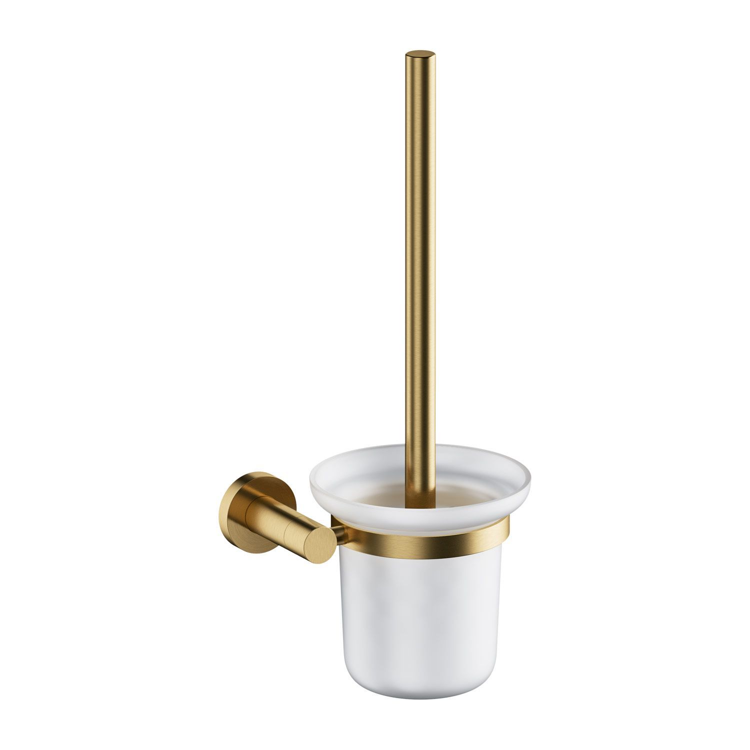 Латунная и стеклянная настенная туалетная щетка OMNIRES MODERN PROJECT MP60620 ARCH-00149050 - Вид №3