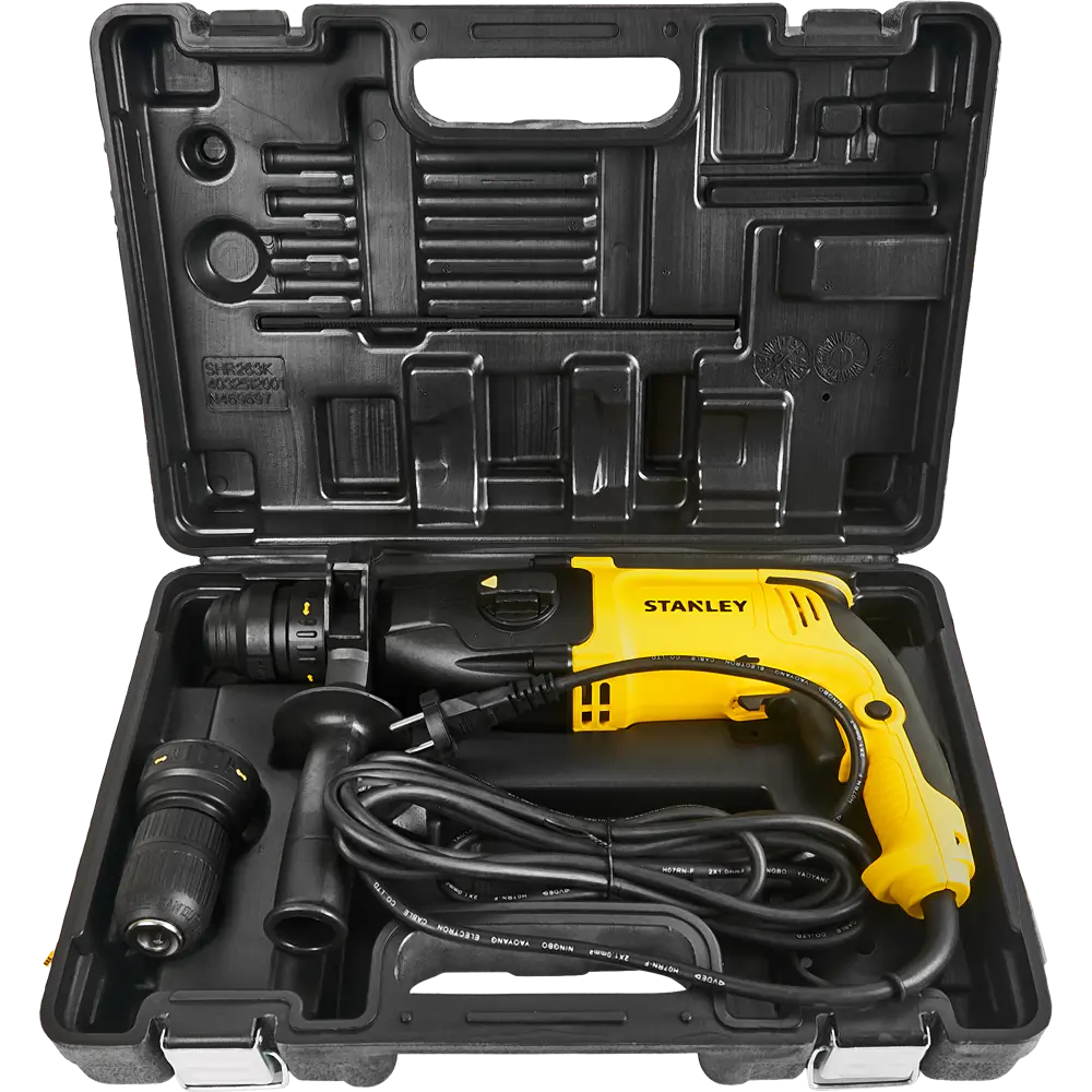 Перфоратор сетевой SDS-plus Stanley SHR264K-RU, 800 Вт, 3.4 Дж STLM-2197243 - Вид №5
