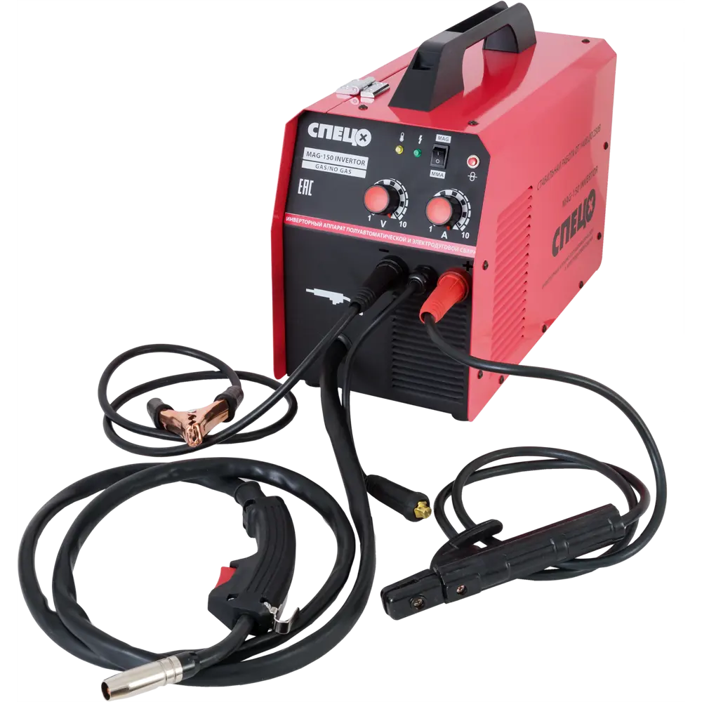Сварочный инверторный полуавтомат Спец MAG150, 150 А, до 4 мм STLM-2152552