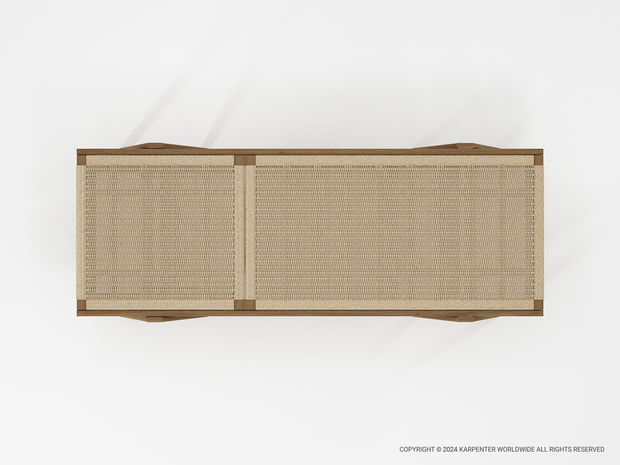 Садовая кровать с откидной спинкой из тикового дерева KARPENTER Tribute Outdoor ARCH-00043048 - Вид №2