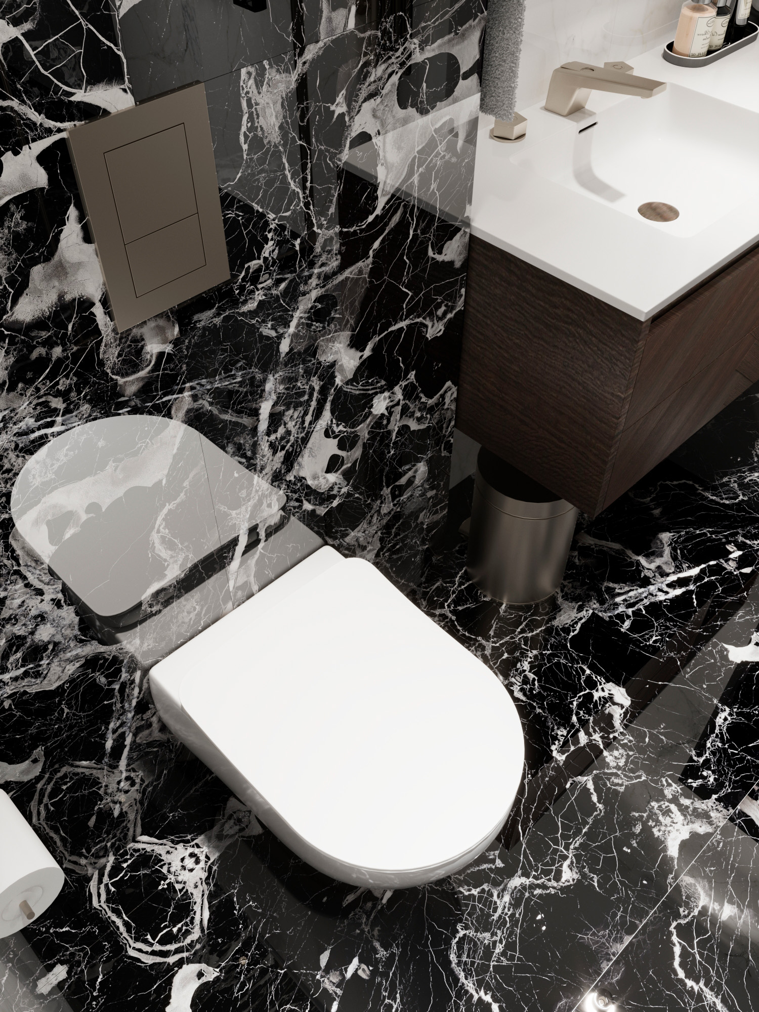Керамогранит ELEGANT NERO 60х120 Arcadia Ceramica HG2001-A - Вид №3