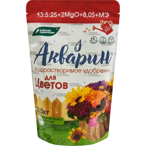 Удобрение Буйские удобрения Акварин Для цветов 0.5 кг