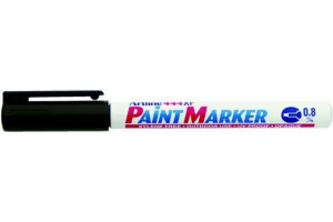 18657168 Маркер краска по металлу 444 с тонким наконечником 0.8 мм, черный EK444XF-809 Artline