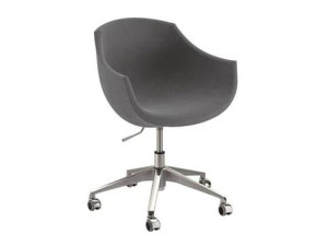 Ткань поворотный стул с колесами