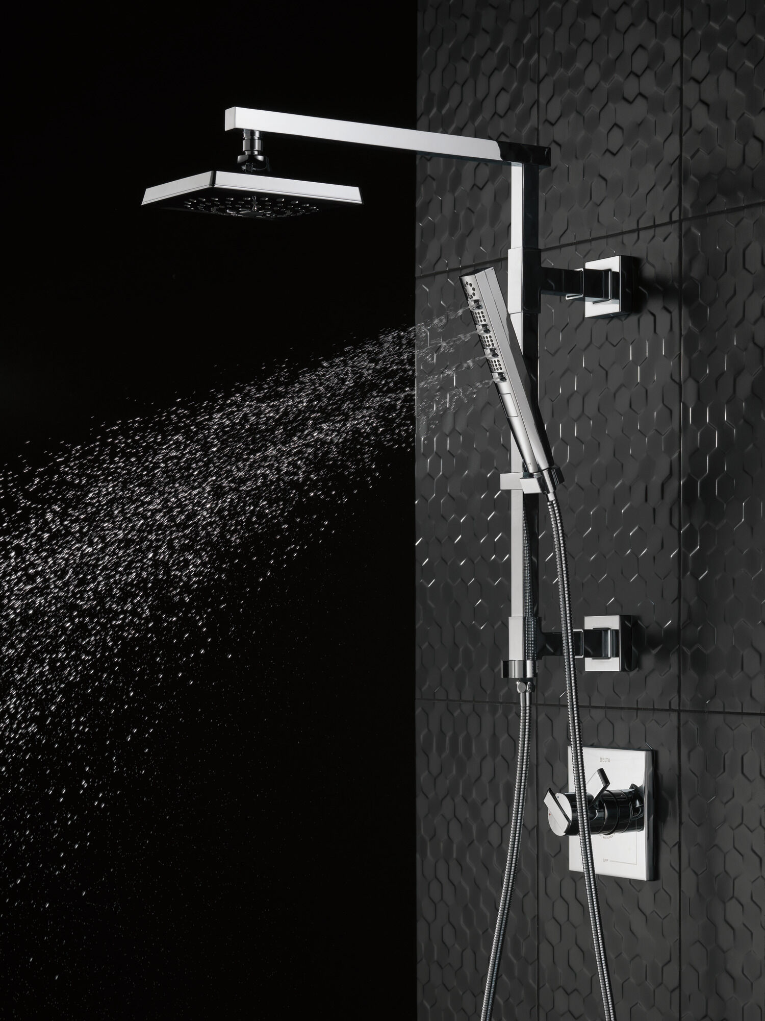 58410-RB Душевая колонна угловая 18 дюймов Delta Faucet Universal Showering Венецианская бронза  - Вид №20