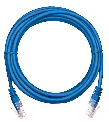 9-941761-8 Коммутационный шнур кат. 5e u/utp rj-45, pvc, цвет: синий, 5.0м CommScope Santreyd 