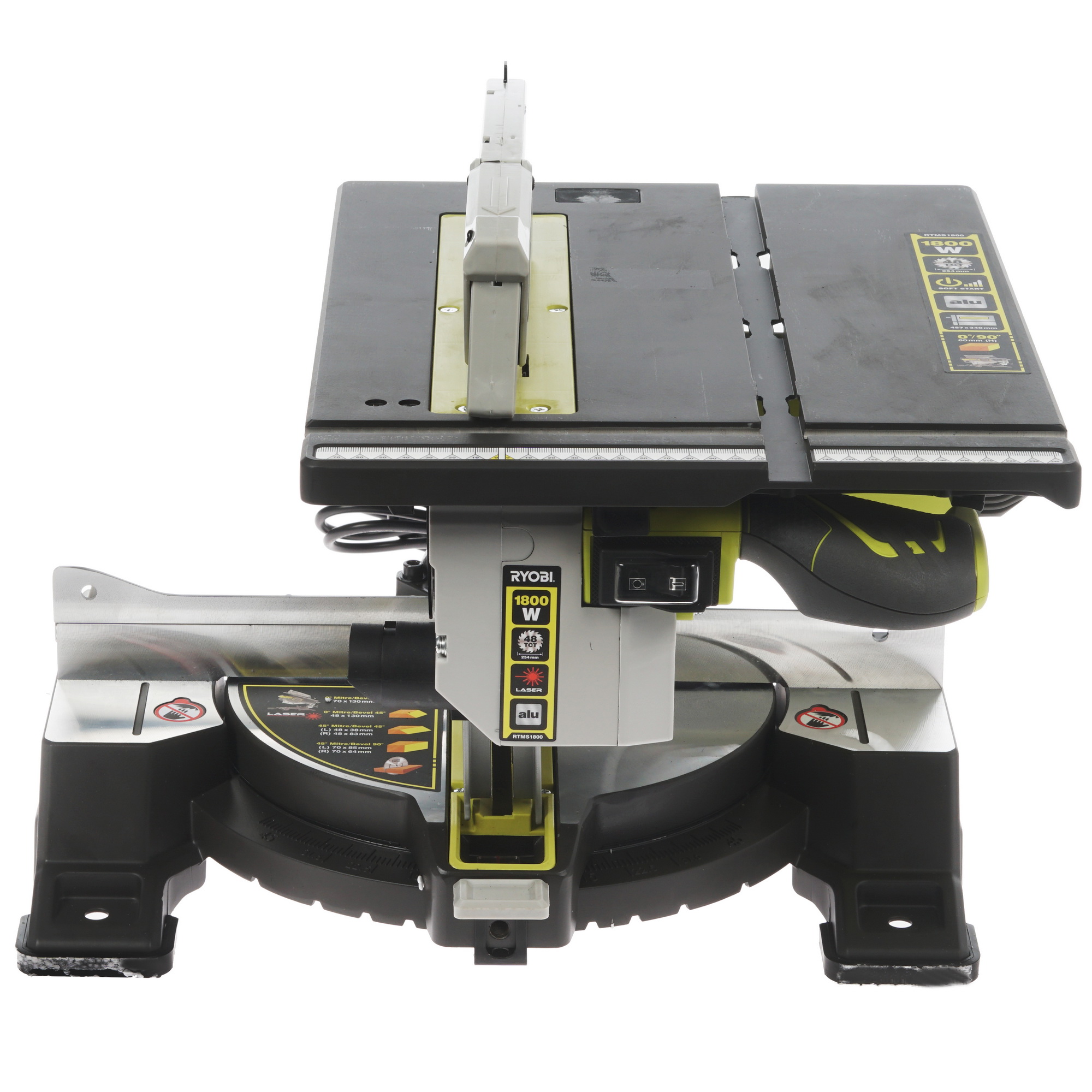 Торцовочная пила комбинированная Ryobi RTMS1800-G 1167388 STDN-0100444 - Вид №2