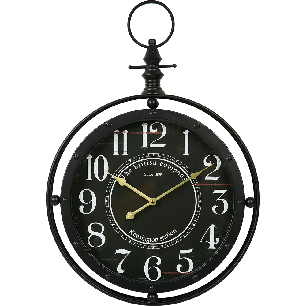 Часы настенные Dream River Маятник GH60229 круглые МДФ цвет черно-коричневый бесшумные ø47.5 Осень STLM-2049425