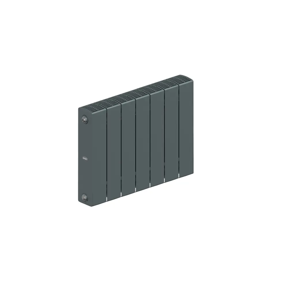 Радиатор Rifar Supremo 350 7 секций 425х560 мм боковое подключение биметалл серый STLM-2113302