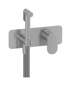 Внешние части гигенического душа со смесителем. WE ARE IB aa210ss Brushed Nickel Superbox