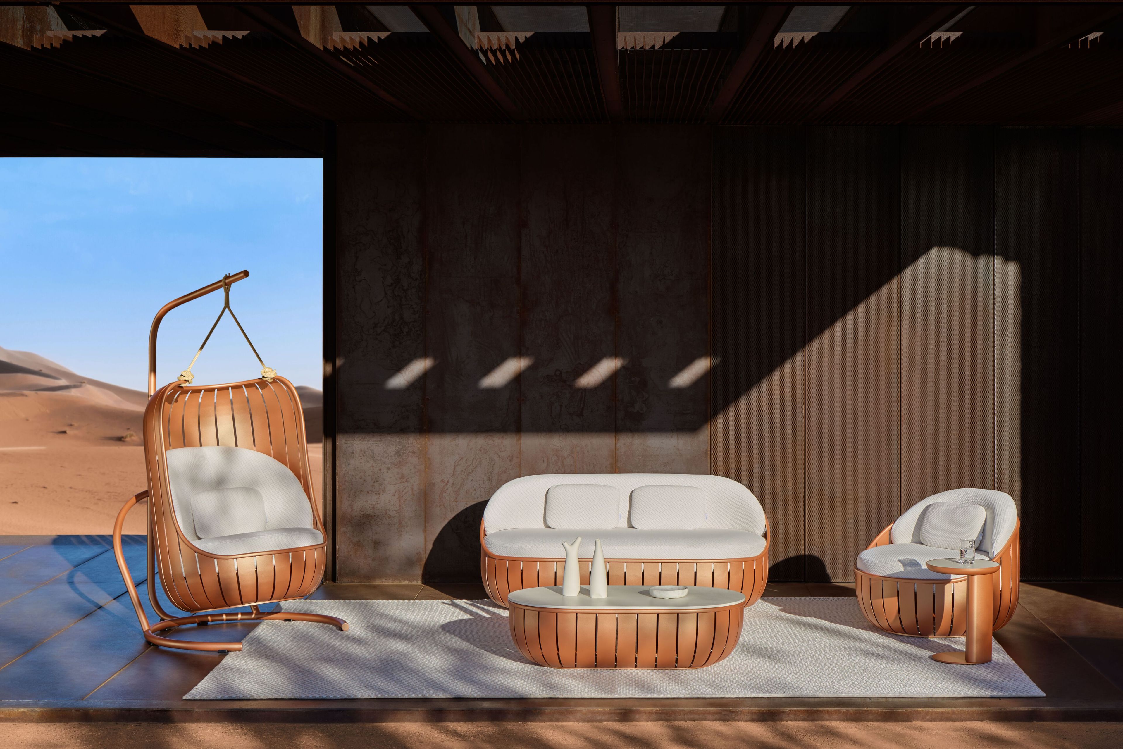 2-местный алюминиевый садовый диван GANDIABLASCO Арена ARCH-00119805 - Вид №3