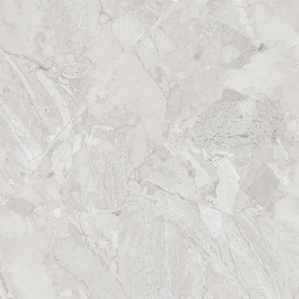 Глазурованный керамогранит Vermont Bianco Carving 60x60 см 1.44 м² матовый цвет серый Santreyd STLM-2039307 - Вид №1