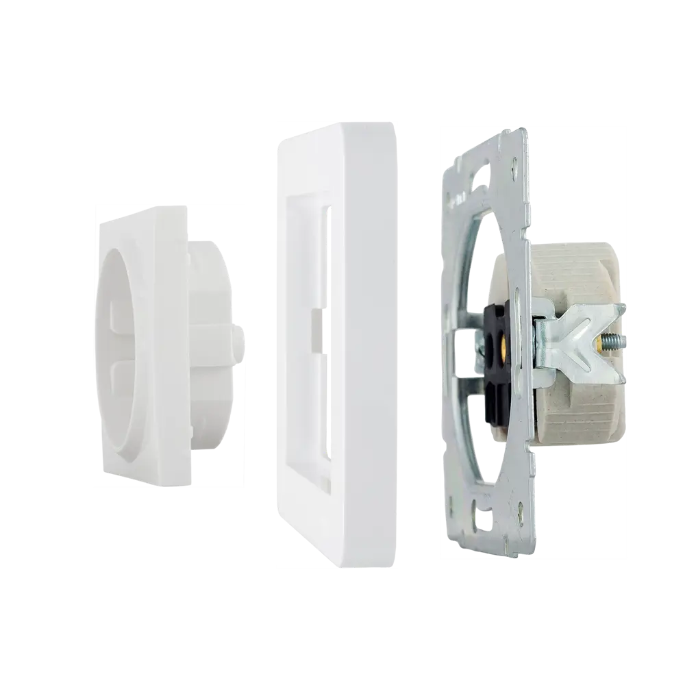 Рамка Systeme Electric W59 Deco для розеток и выключателей - белая защита 82593327 STLM-0030820 - Вид №3