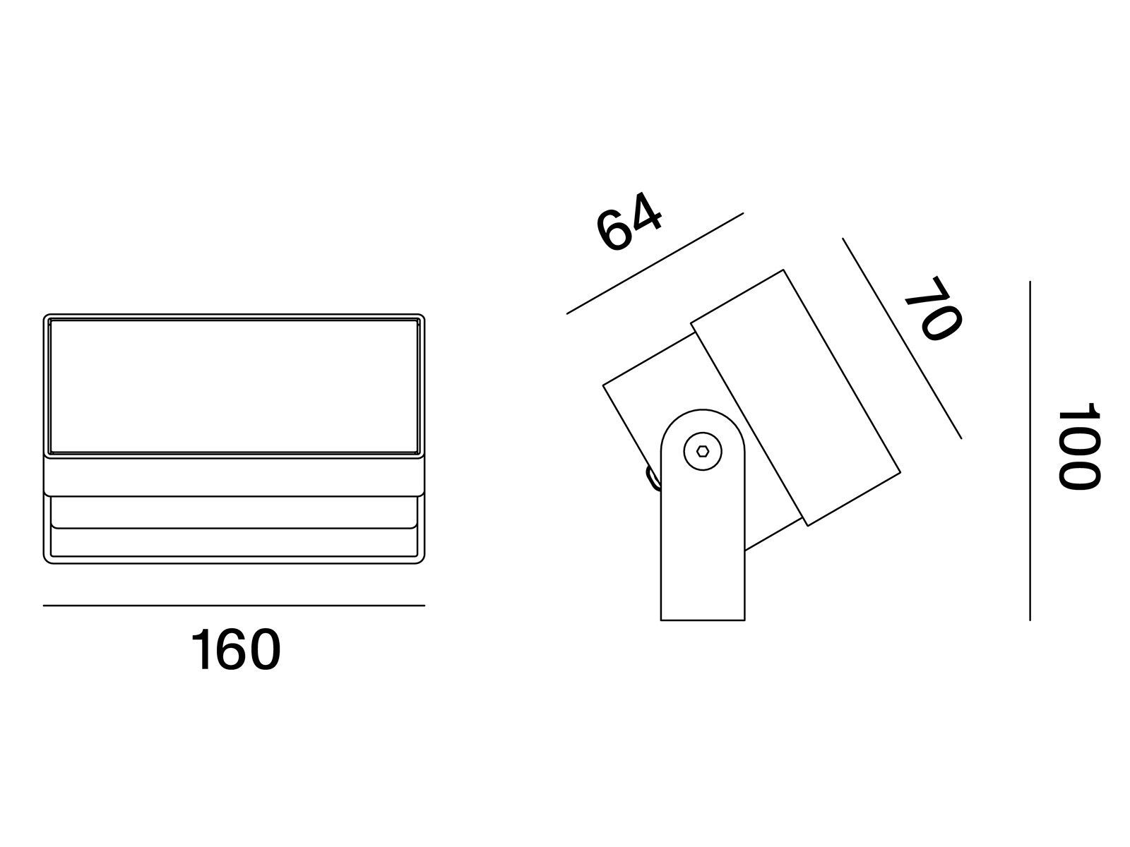 Регулируемый светодиодный прожектор из нержавеющей стали Stral BAJA ARCH-00089234 - Вид №16