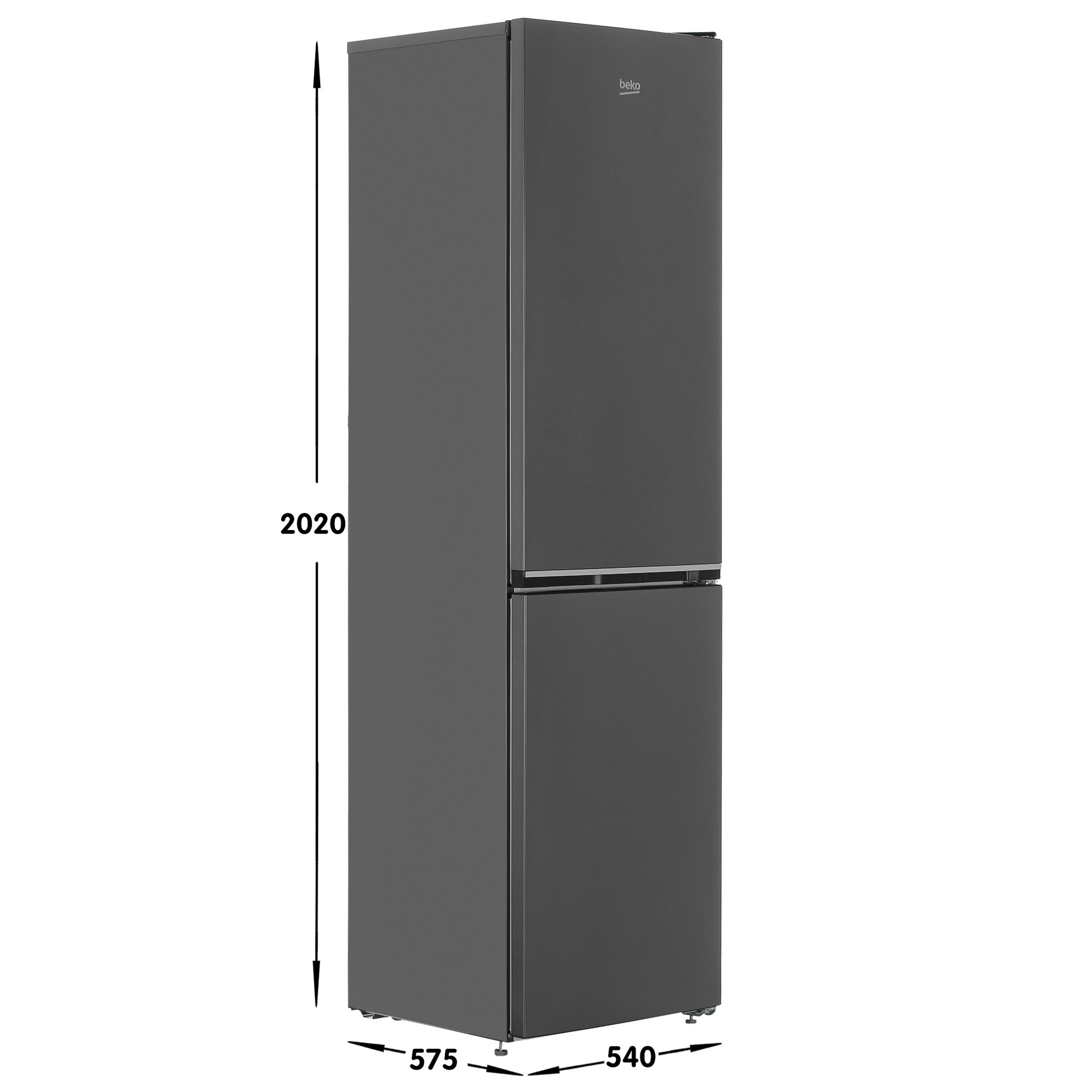 5449130 Холодильник с морозильником   Beko B1RCSK332G серый STDN-0098376 - Вид №6