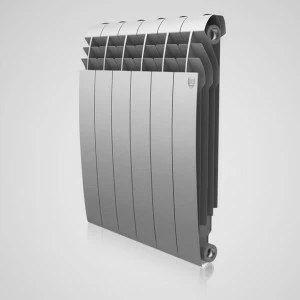 Радиатор биметаллический Royal Thermo Biliner Silver Satin 500 (серебристый)  - 4 секции