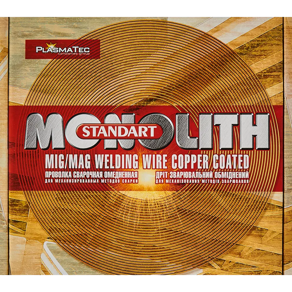 Проволока сварочная омедненная ER70S-6 Mobolith 1 мм 5 кг Monolith STLM-2051145 - Вид №2