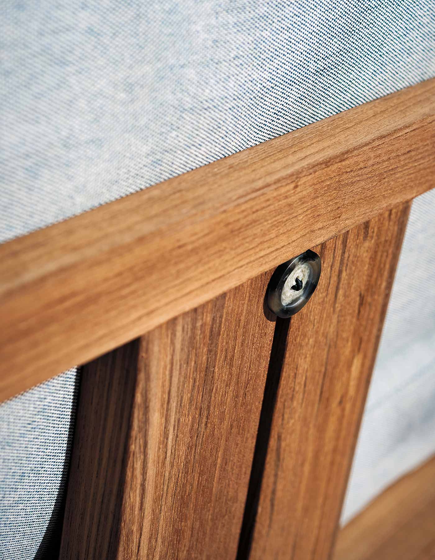 Угловой садовый диван из тикового дерева RODA Teka ARCH-00082341 - Вид №2