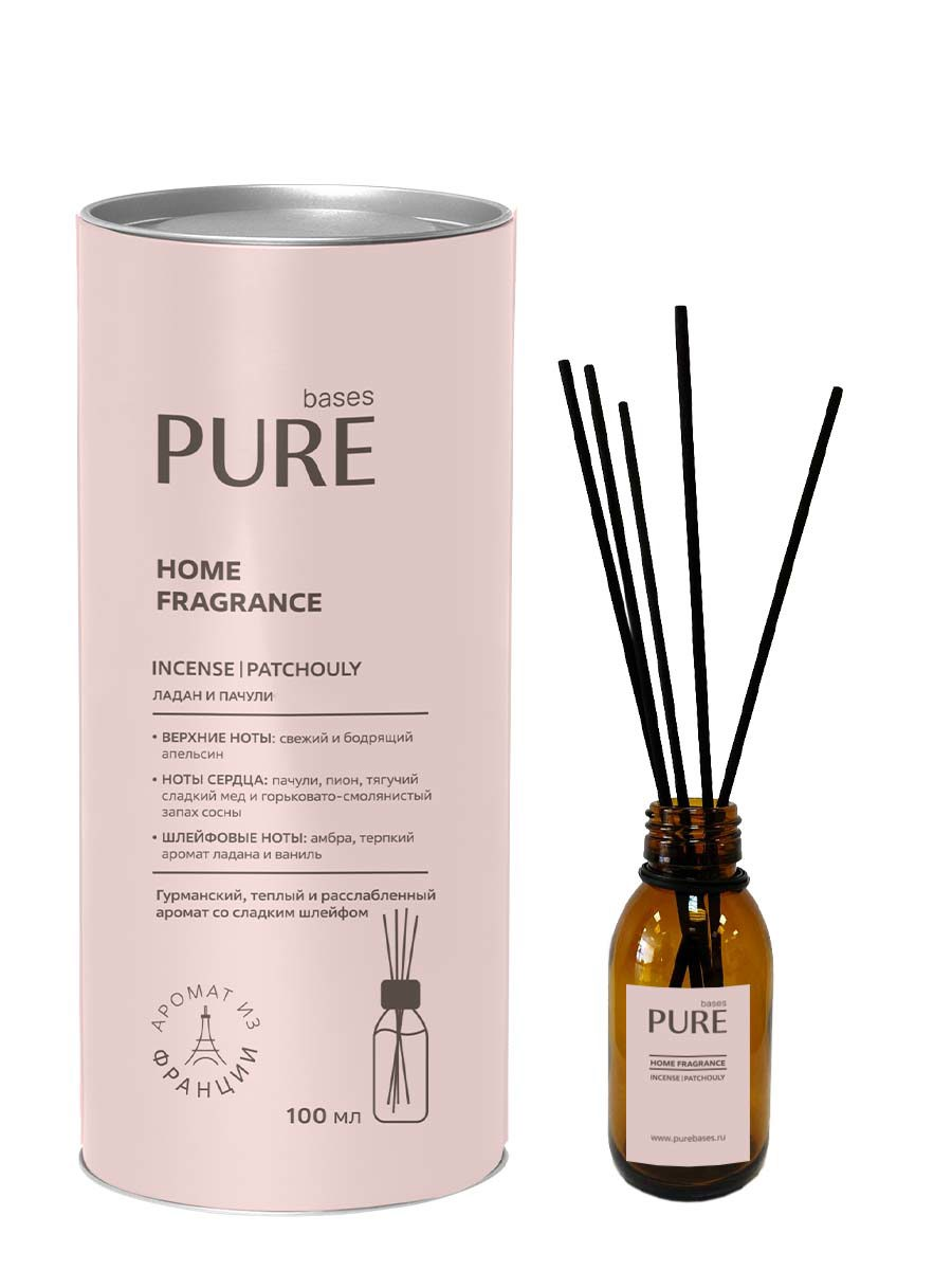 90450016 Аромадиффузор Incense & Patchouly 100 мл STLM-0227043 PURE BASES