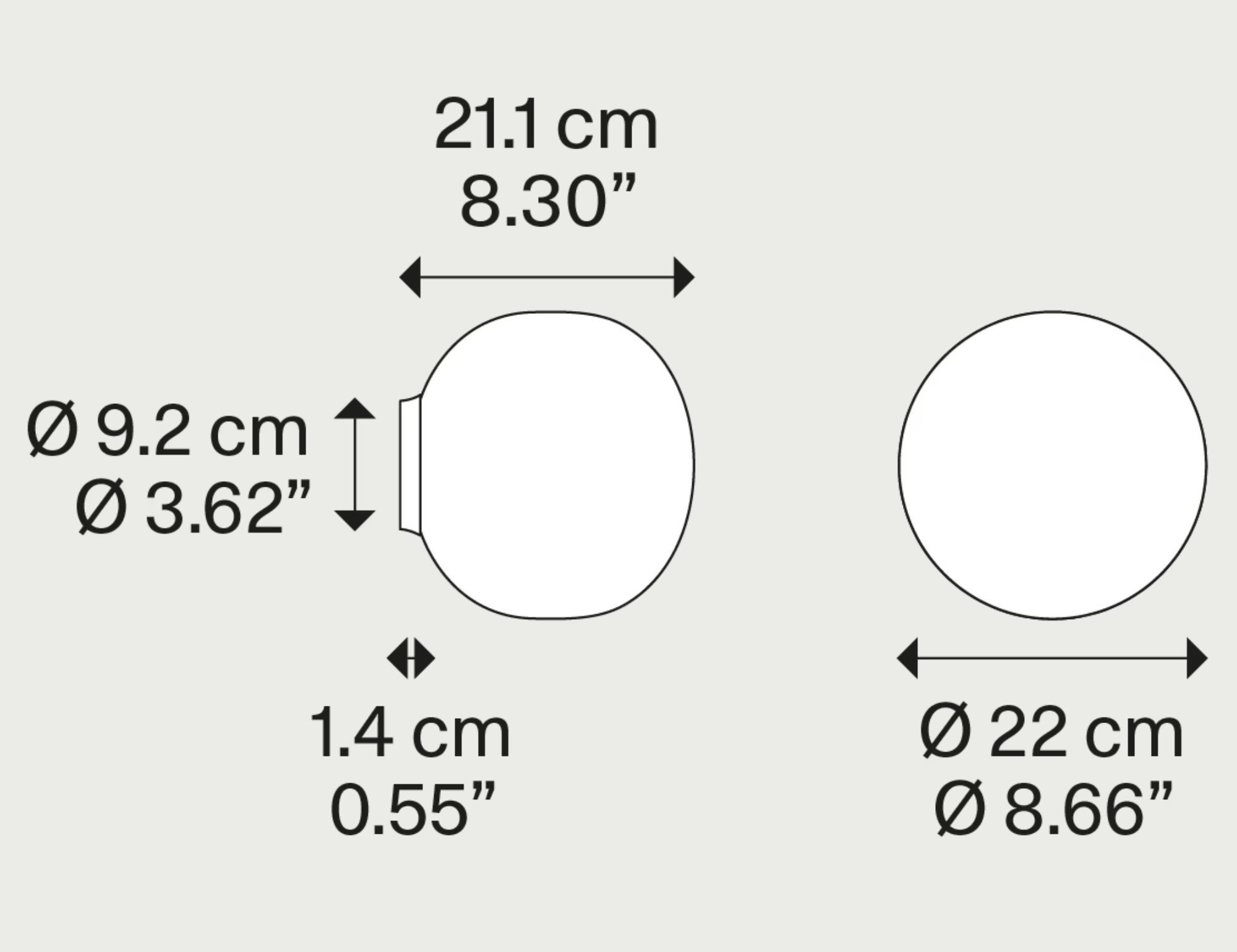 Настенный светильник / потолочный светильник из дутого стекла Lodes Volum ARCH-00101874 - Вид №7