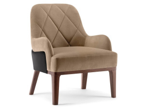 Тканевое кресло с подлокотниками