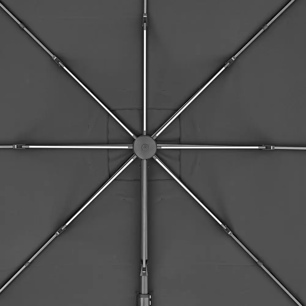Садовый зонт Naterial 290x258x290 см серый STLM-2068443 - Вид №5
