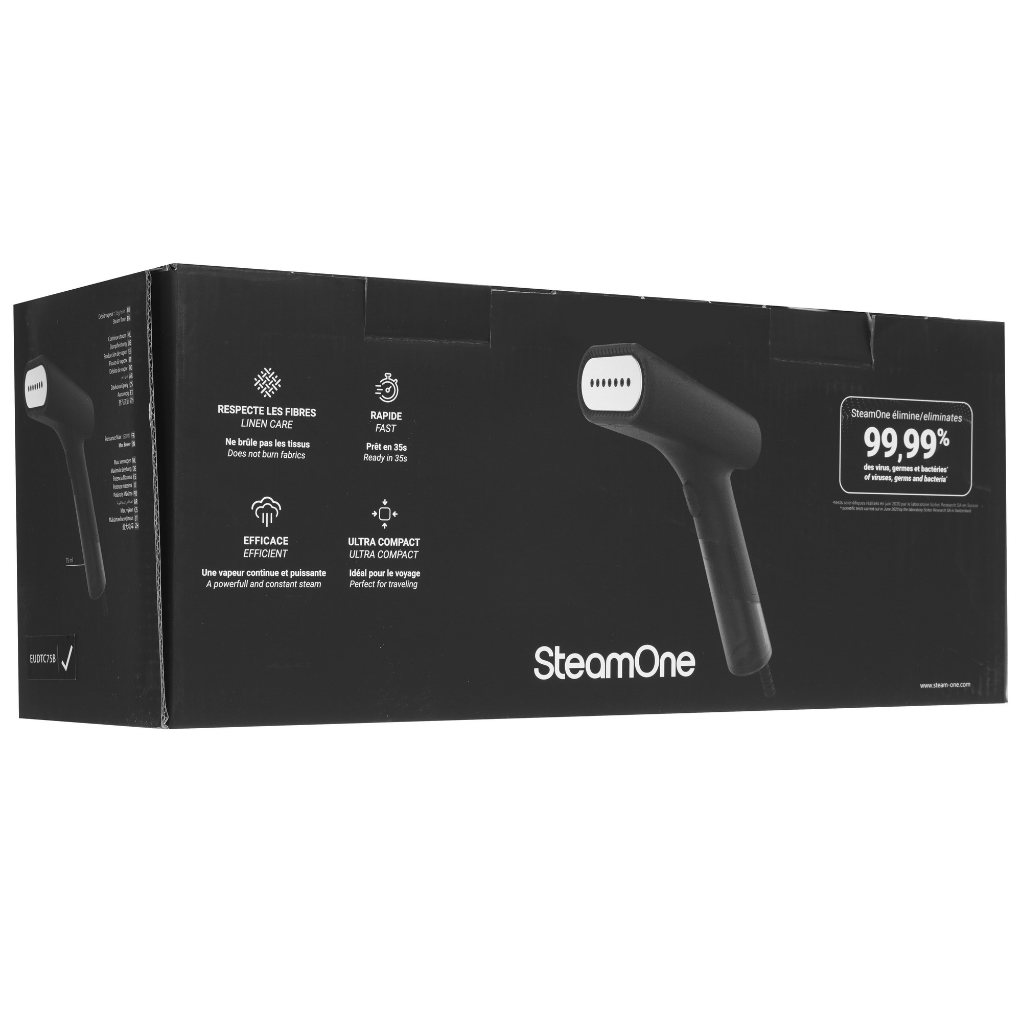 9977146 Отпариватель SteamOne EUDTC75B черный STDN-0146137 - Вид №5