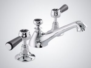 Смеситель для раковины с 3 отверстиями и отдельными розетками