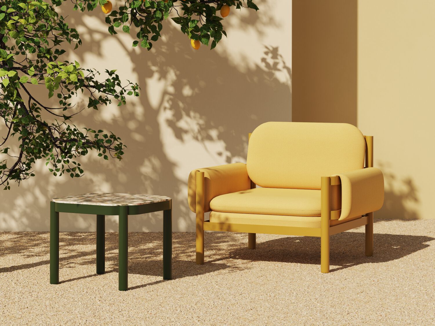 Алюминиевый садовый стул с подлокотниками Joyf Tropic ARCH-00131769 - Вид №8