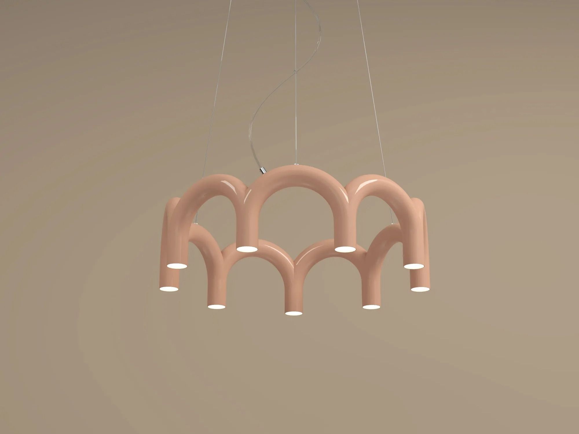 Стальной подвесной светильник OBLURE Arch ARCH-00052543 - Вид №1