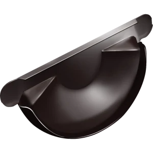 Заглушка торцевая универсальная 125 мм цвет шоколад