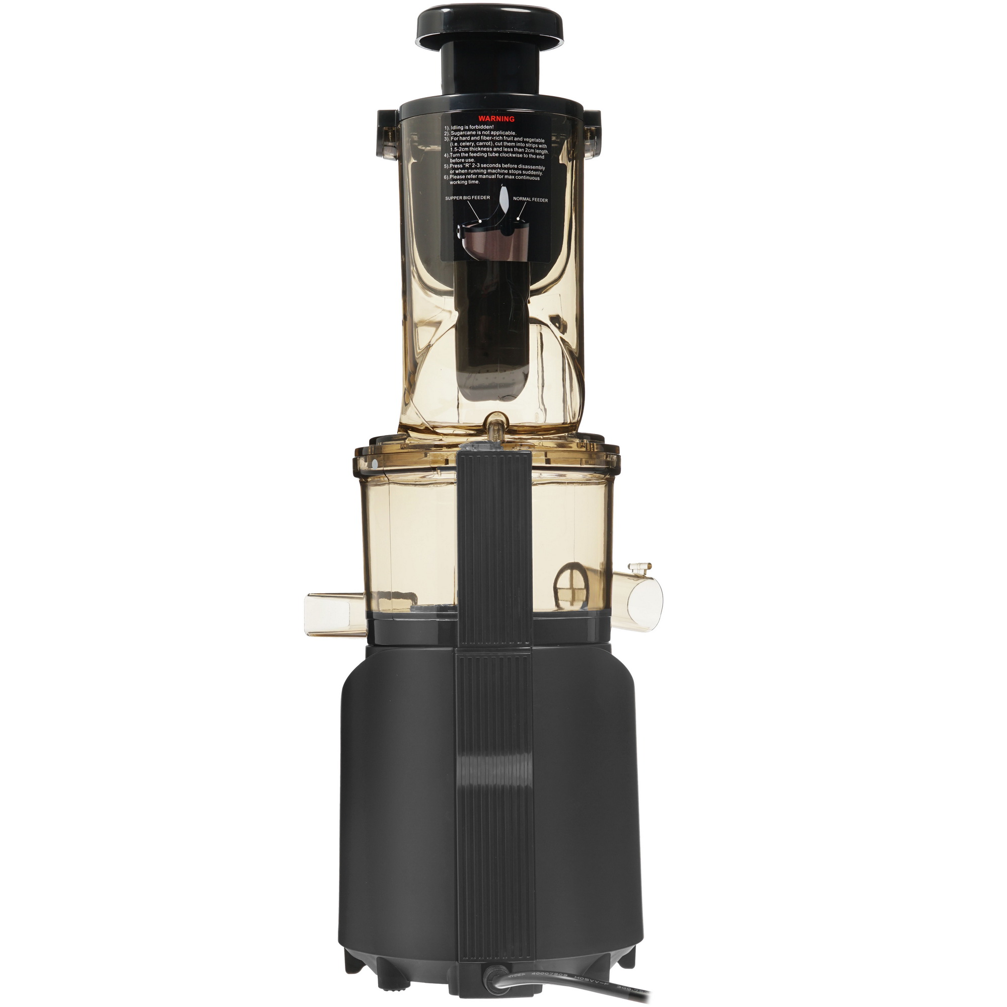 8167617 Соковыжималка электрическая Mirandi j-100 черный STDN-0039492 - Вид №4