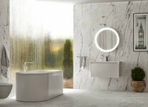 GENESIS  Bianco lucido Комплект мебели в ванную BAGNOPIU
