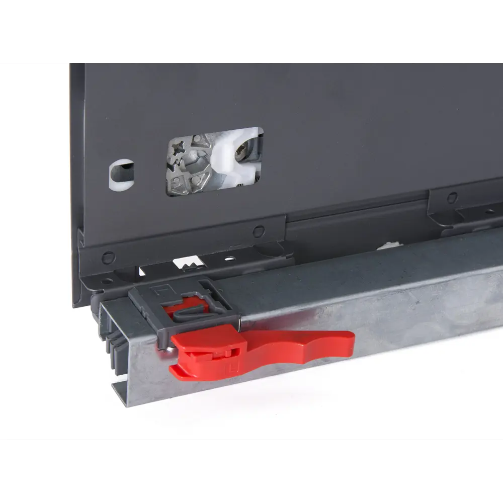 Комплект роликовых направляющих Flowbox h144 500 мм, сталь, цвет антрацит 85441387 STLM-2090312 Santreyd  - Вид №4