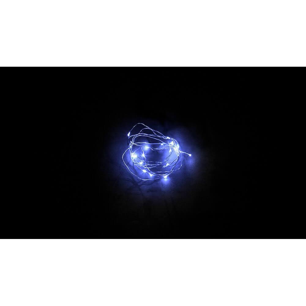 32367 Светодиодная гирлянда Линейная AA синяя без мерцания CL570 Feron