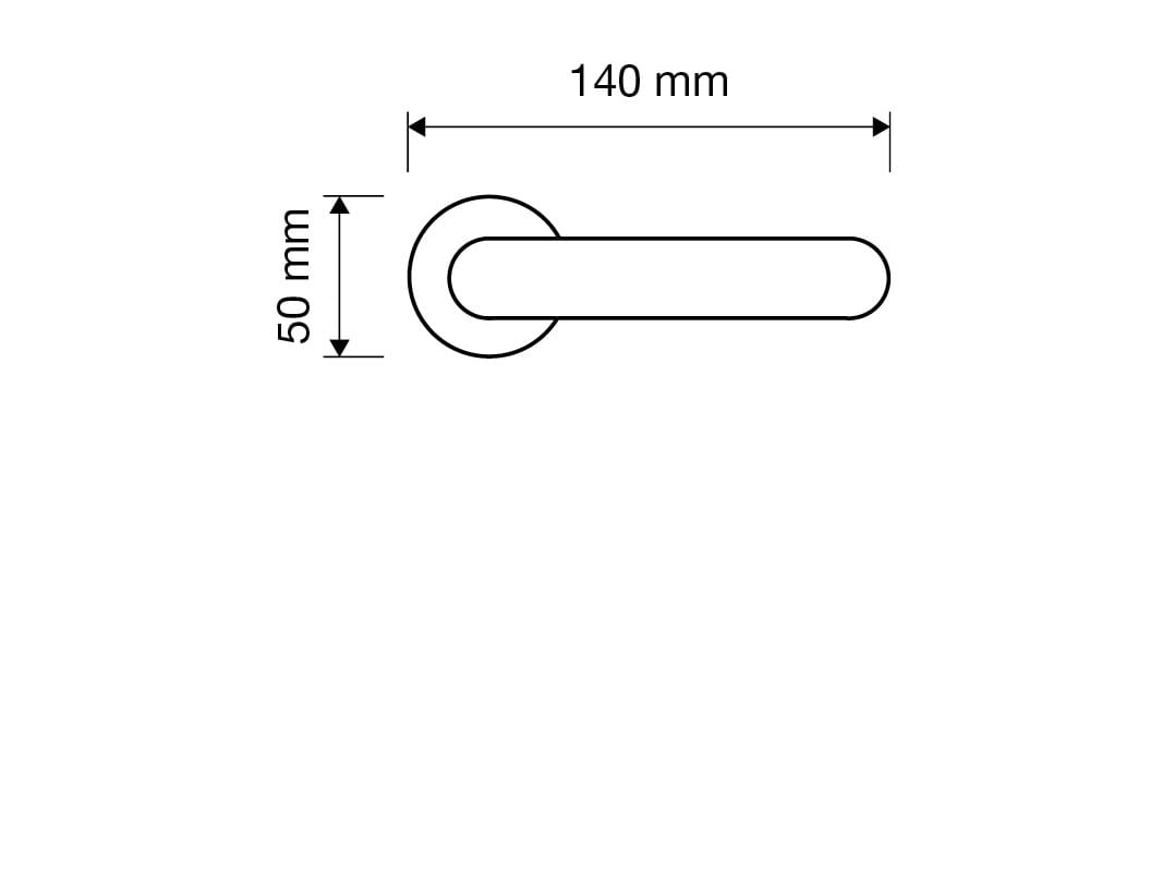 Классическая латунная ручка с насадкой LINEA CALI' ARCH-00004193 - Вид №1