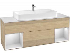 Villeroy&Boch Тумба под раковину Прямоугольная версия F211MTPC Finion Oak Veneer