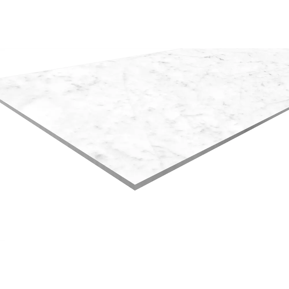 Стеновая панель Bianco Carrara 240x0.4x60 см АКП цвет белый ALUMOART STLM-2133635 - Вид №1