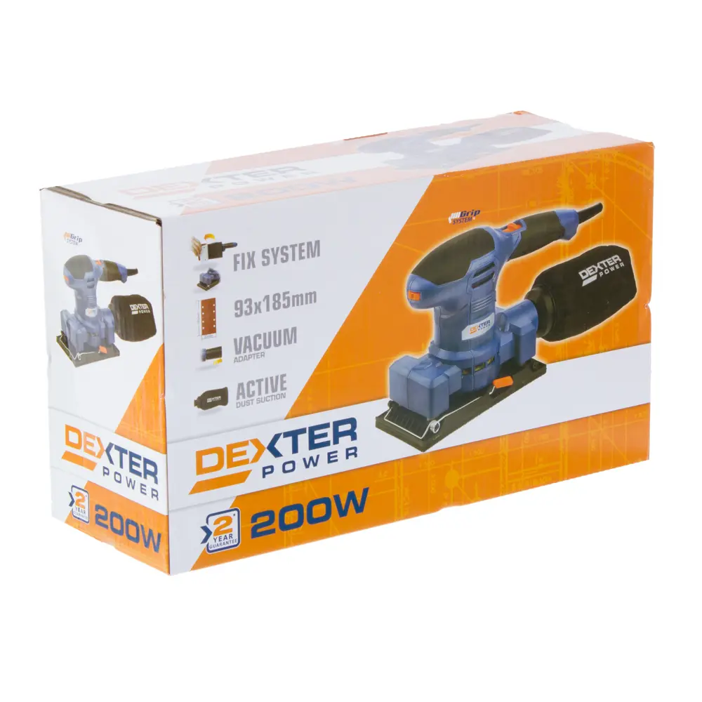 Вибрационная шлифмашина Dexter Power NC200ES, 200 Вт STLM-2209525 - Вид №4
