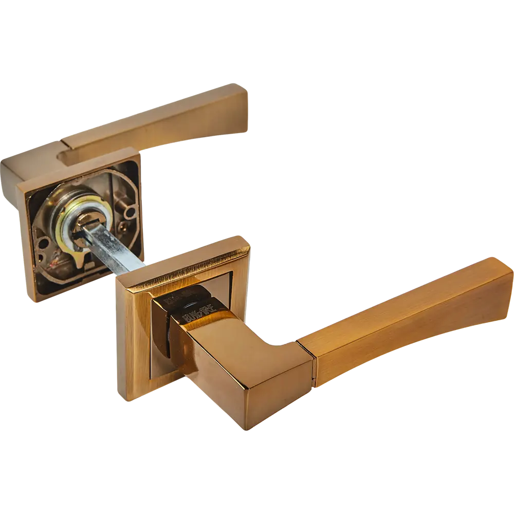 Дверная ручка Edson EDS-16-30, без запирания, комплект, цвет кофе STLM-2190376