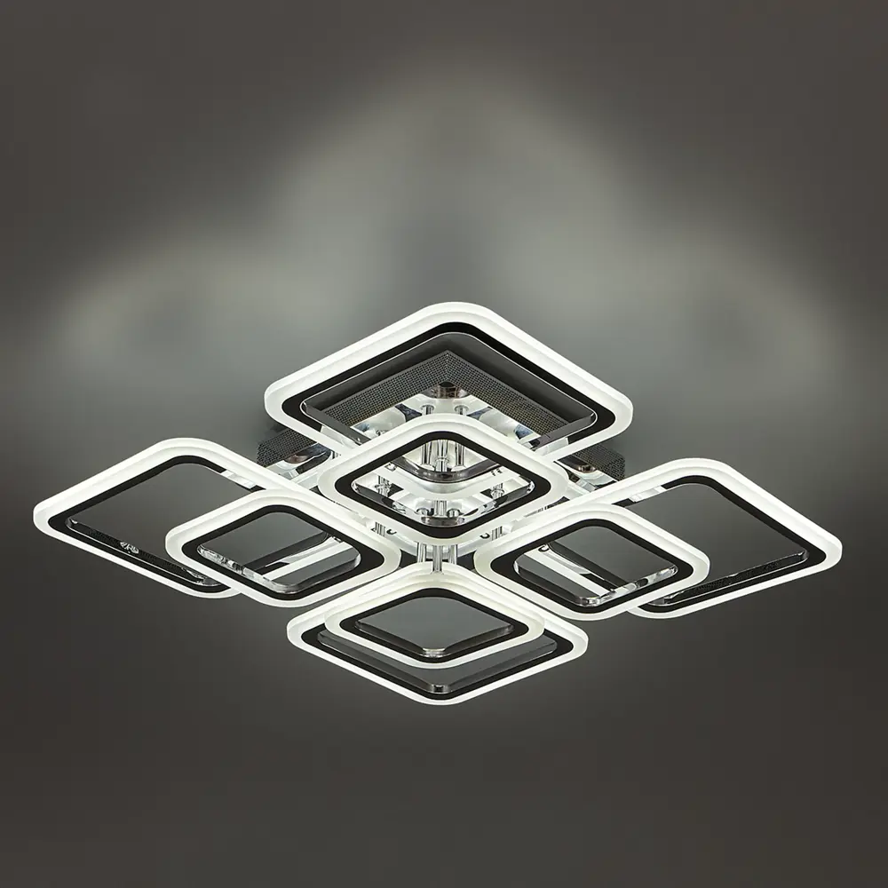 СЕМЬ ОГНЕЙ SF7100/8C-CR LED — умная потолочная люстра с регулируемой подсветкой 84168092 STLM-0046689 - Вид №1