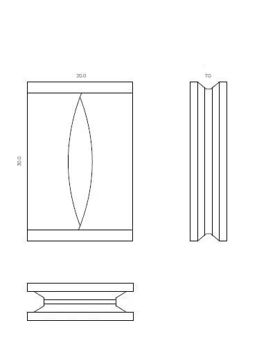 Screen Block in gesso mg12 Cobogo ARCH-00077030 - Вид №6