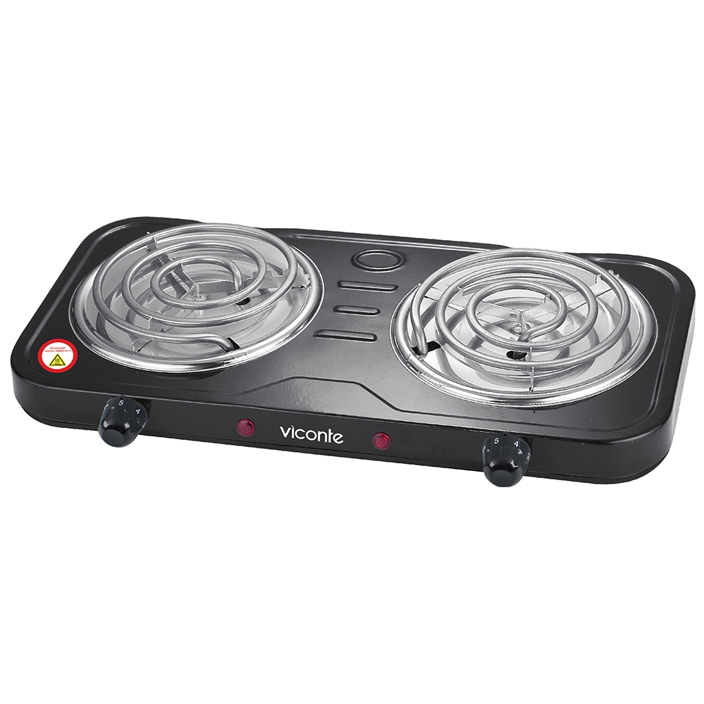 9932078 Плита компактная электрическая Viconte VC-906 черный STDN-0055064