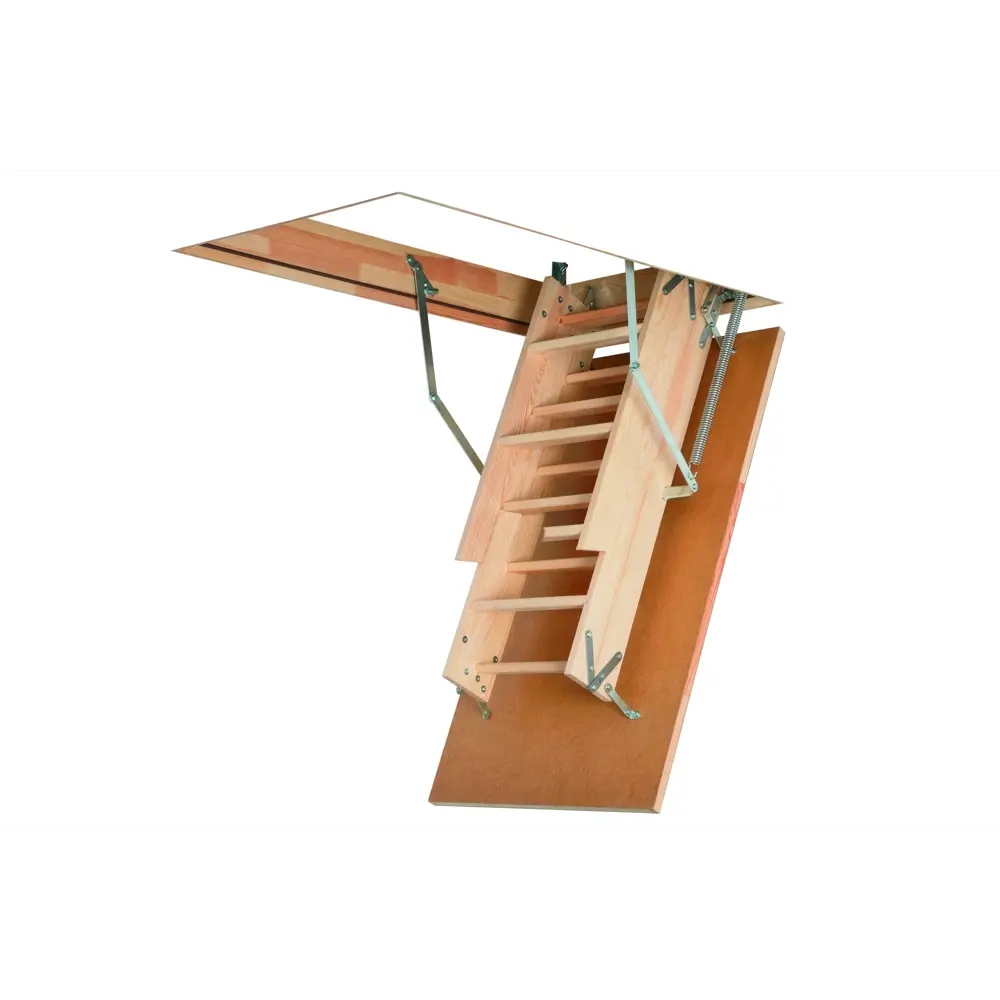 Лестница чердачная складная с секциями Optistep OLS 60x130x305 см STLM-2194960 - Вид №2