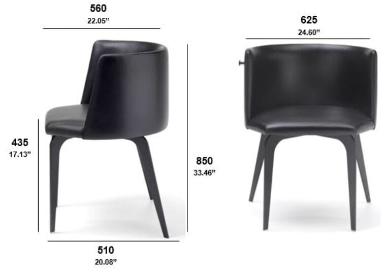 Кожаный мягкий стул SITIA Pergy ARCH-00102208 - Вид №1