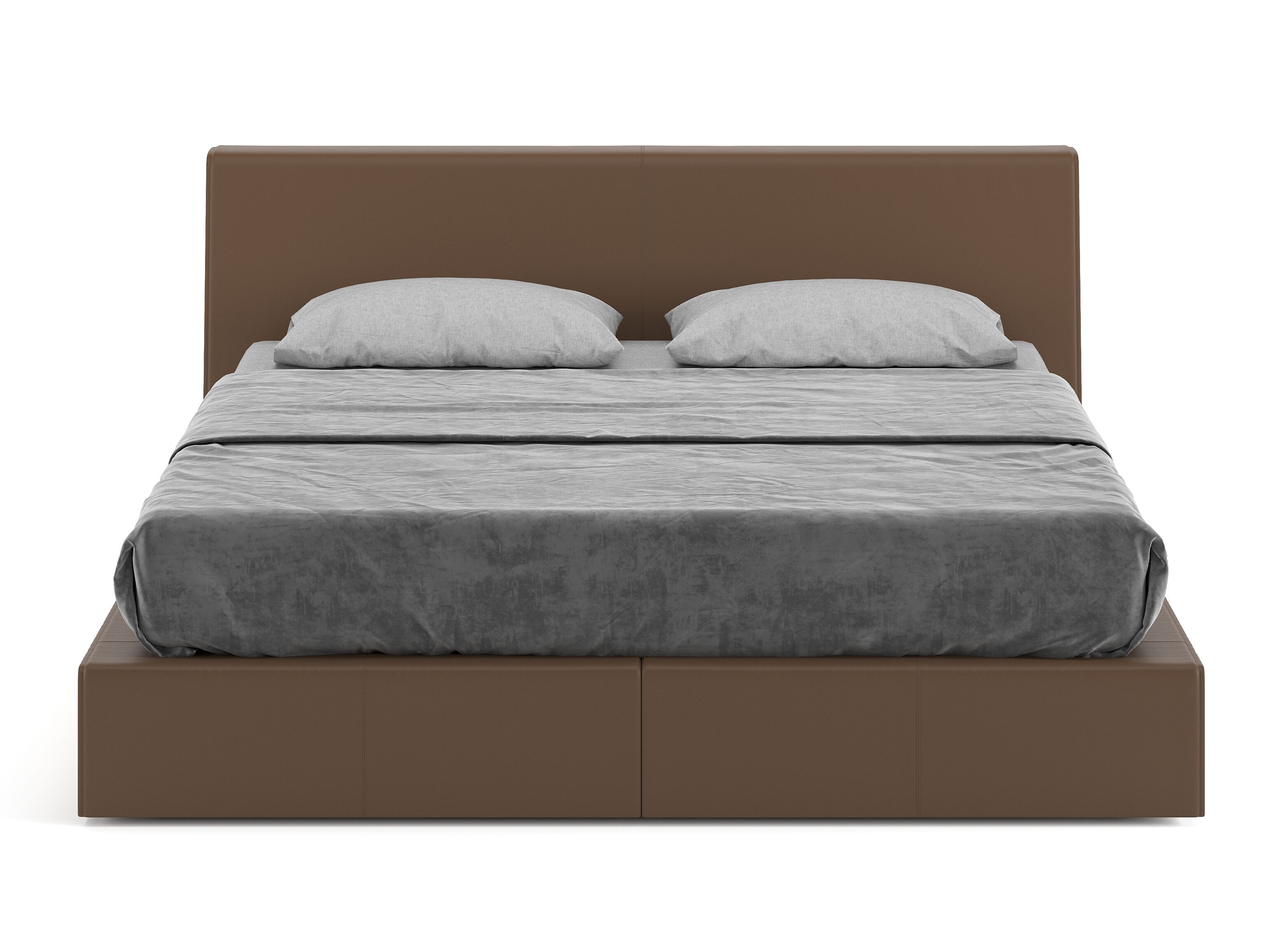 Кожаная двуспальная мягкая кровать Ersa CHICAGO ARCH-00117382 - Вид №1