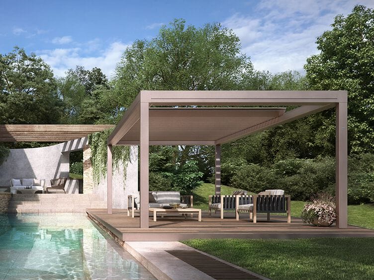 Самонесущая беседка с раздвижной крышкой Pratic Brera ARCH-00096312